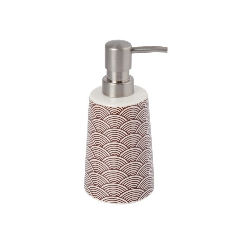 spirella Distributeur de savon Céramique BENTO Chocolat MSV