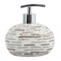 Spirella Distributeur De Savon Céramique BRIQUE Beige MSV