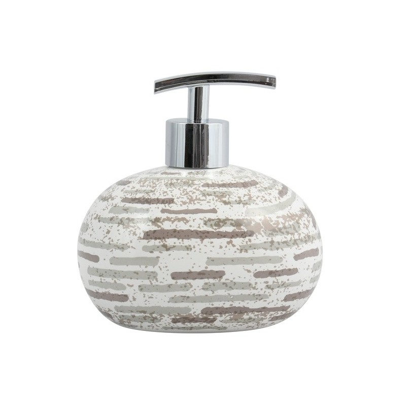 spirella Distributeur de savon Céramique BRIQUE Beige MSV