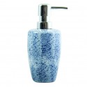 Spirella Distributeur De Savon Céramique CARRARE Bleu MSV