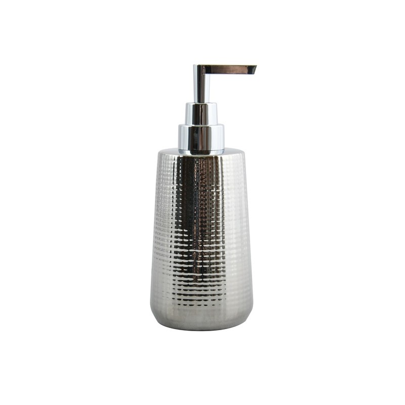 spirella Distributeur de savon Céramique DALLAS Argent MSV