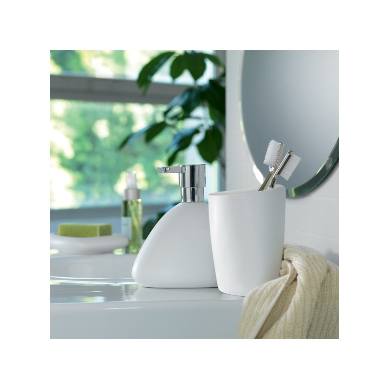 Spirella Distributeur De Savon Céramique ETNA Blanc Spirella