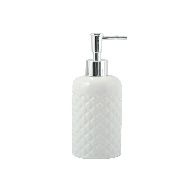 spirella Distributeur de savon Céramique GARDEN Blanc MSV