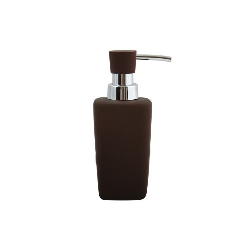 spirella Distributeur de savon Céramique HAITI Chocolat MSV