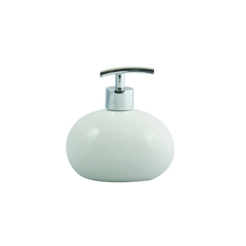 spirella Distributeur de savon Céramique JAVA Blanc MSV