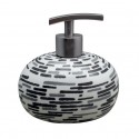 Spirella Distributeur De Savon Céramique JAVA LOFT Gris Anthracite MSV