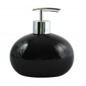 Spirella Distributeur De Savon Céramique JAVA Noir MSV