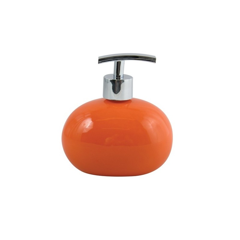 spirella Distributeur de savon Céramique JAVA Orange MSV