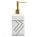 Spirella Distributeur De Savon Céramique MONOLITHIC Blanc MSV