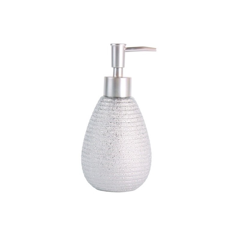 spirella Distributeur de savon Céramique OMAN Argent MSV