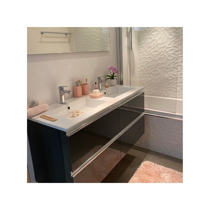 Spirella Distributeur De Savon Céramique RETRO Rose Pastel Spirella