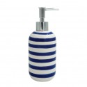 Spirella Distributeur De Savon Céramique SEAUVILLE Bleu Marine MSV