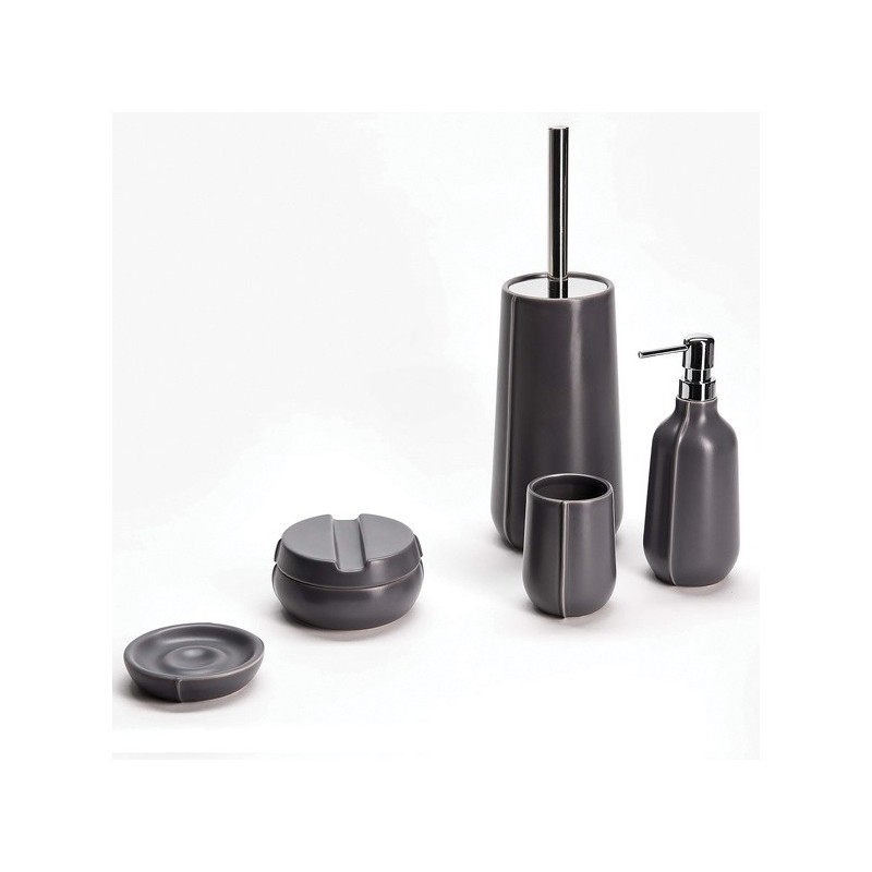 Spirella Distributeur De Savon Céramique SENSE Antharcite-matt Elements By Spirella