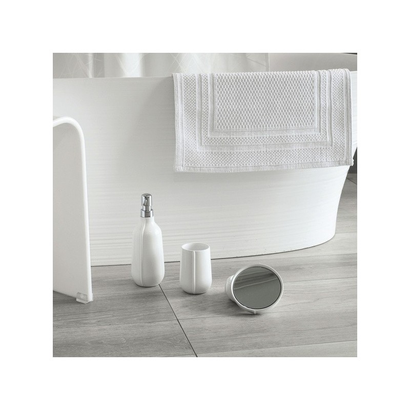 Spirella Distributeur De Savon Céramique SENSE Blanc Shinny Elements By Spirella