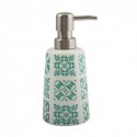Spirella Distributeur De Savon Céramique SINTRA Bleu Turquoise MSV