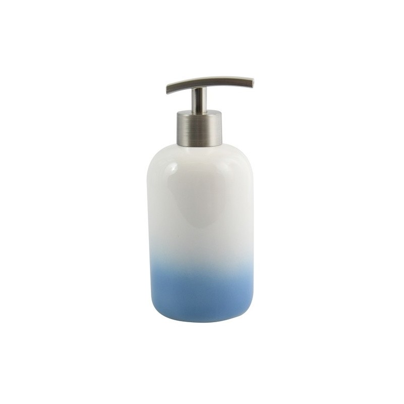 spirella Distributeur de savon céramique SUGAR Bleu pastel MSV