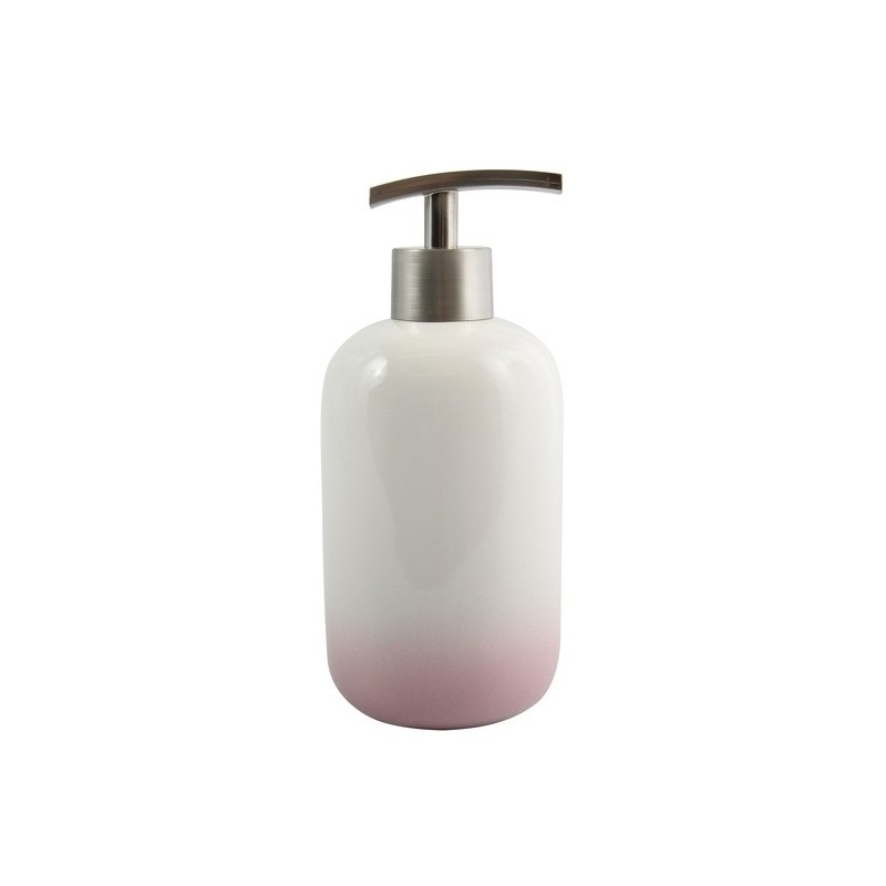 spirella Distributeur de savon Céramique SUGAR Rose Pastel MSV