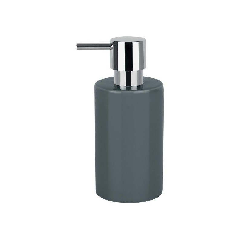 spirella Distributeur de savon Céramique TUBE Gris Foncé Spirella