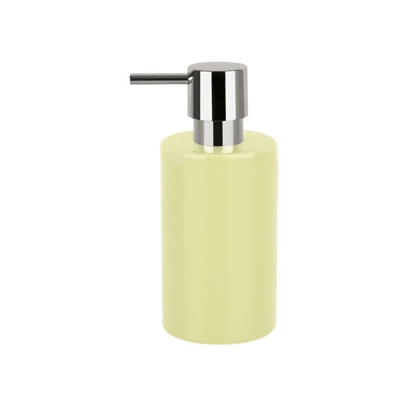 spirella Distributeur de savon Céramique TUBE Jaune clair Spirella