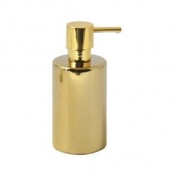 Spirella Distributeur De Savon Céramique TUBE Or Brillant Spirella