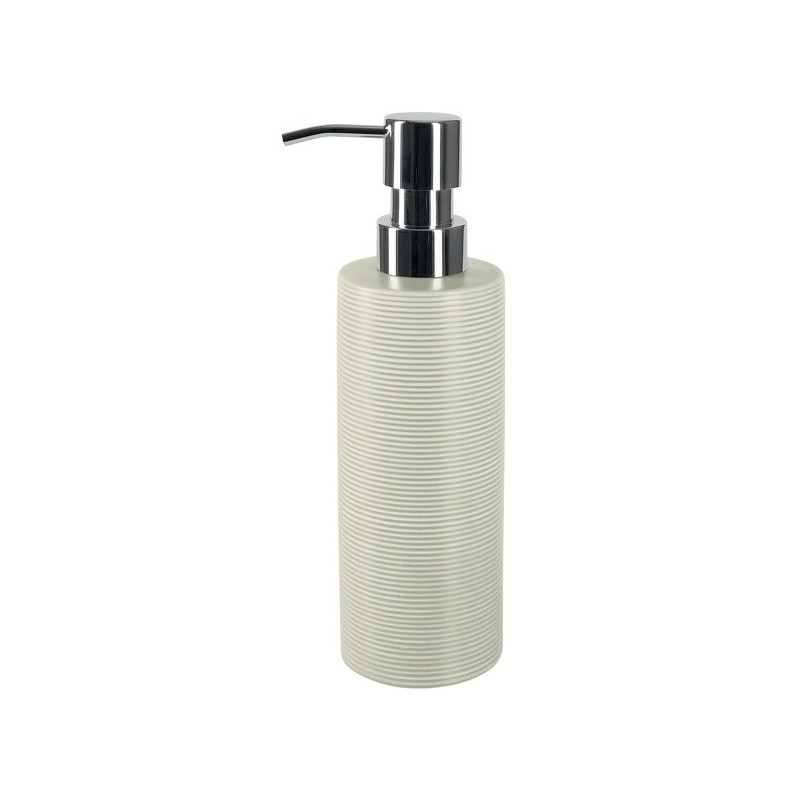 spirella Distributeur de savon Céramique TUBE RIBBED Beige Spirella