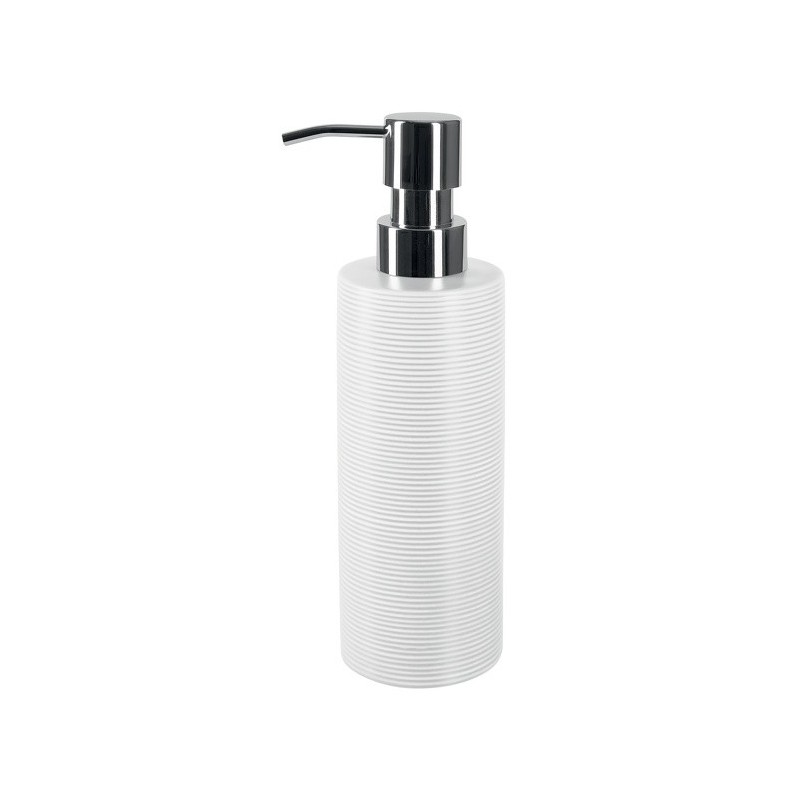 spirella Distributeur de savon Céramique TUBE RIBBED Blanc Spirella