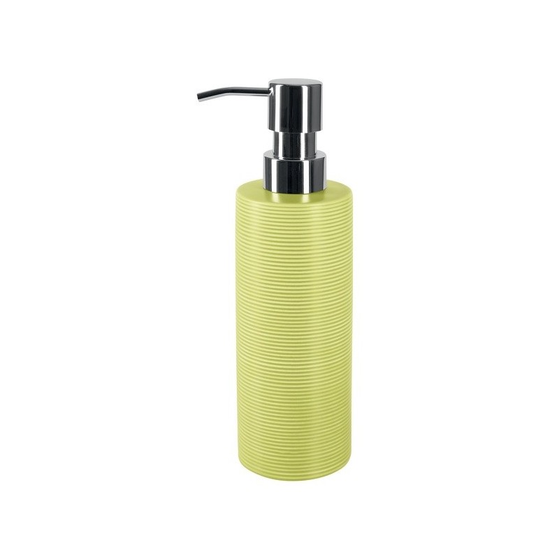 spirella Distributeur de savon Céramique TUBE RIBBED Pistache Spirella
