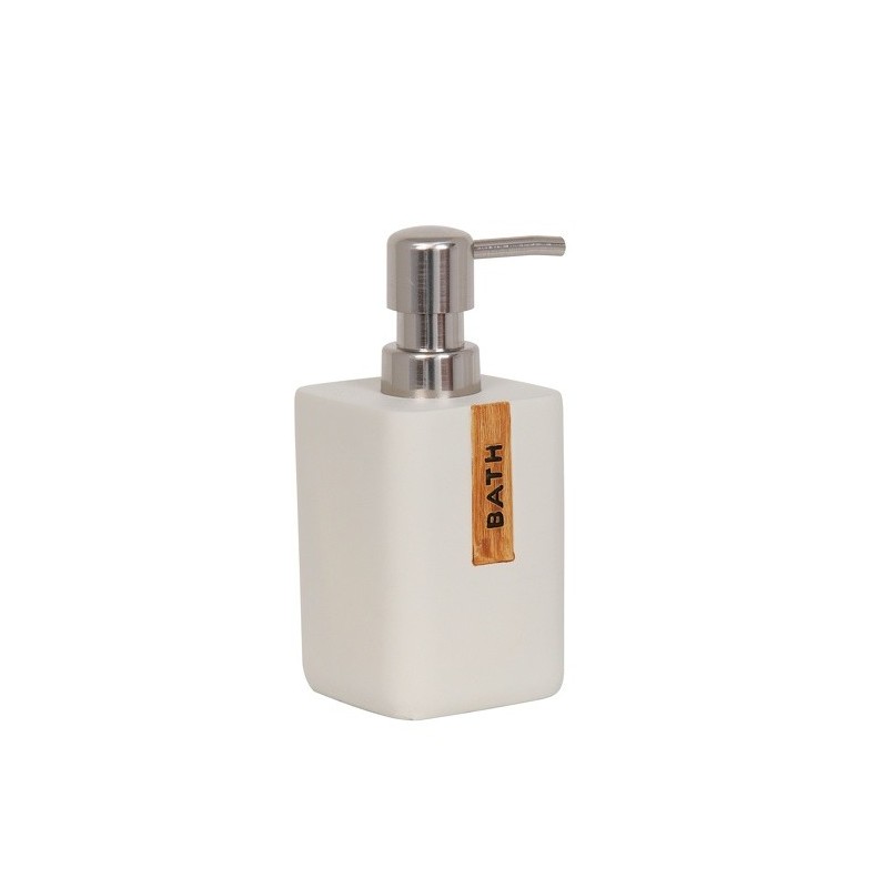 spirella Distributeur de savon Ciment IGUACU Blanc MSV
