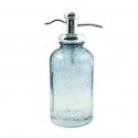 Spirella Distributeur De Savon En Verre HARRIET Bleu Transparent MSV