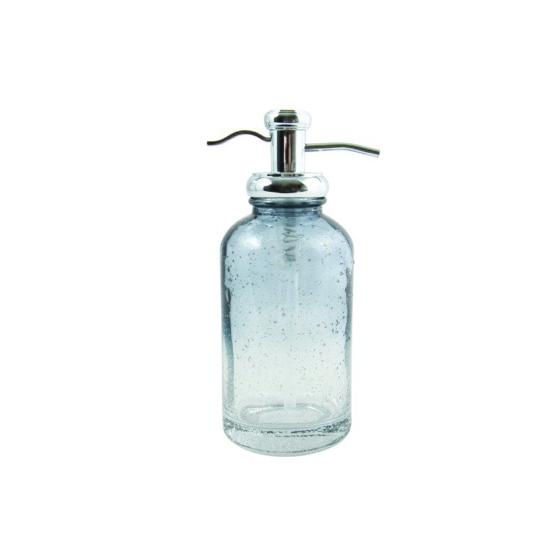 spirella Distributeur de savon en Verre HARRIET Bleu Transparent MSV