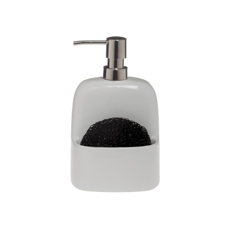 spirella Distributeur de savon et porte éponge Porcelaine BRIDGET Blanc Spirella