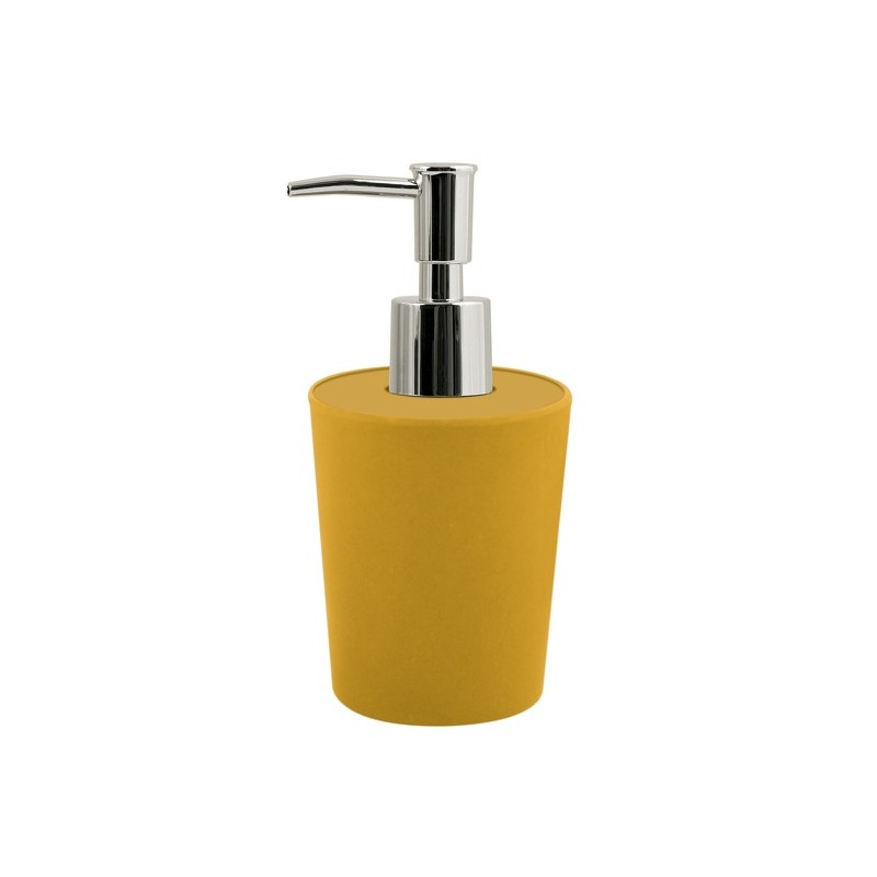 spirella Distributeur de savon Fibres de Bambou TAKEO Safran Spirella