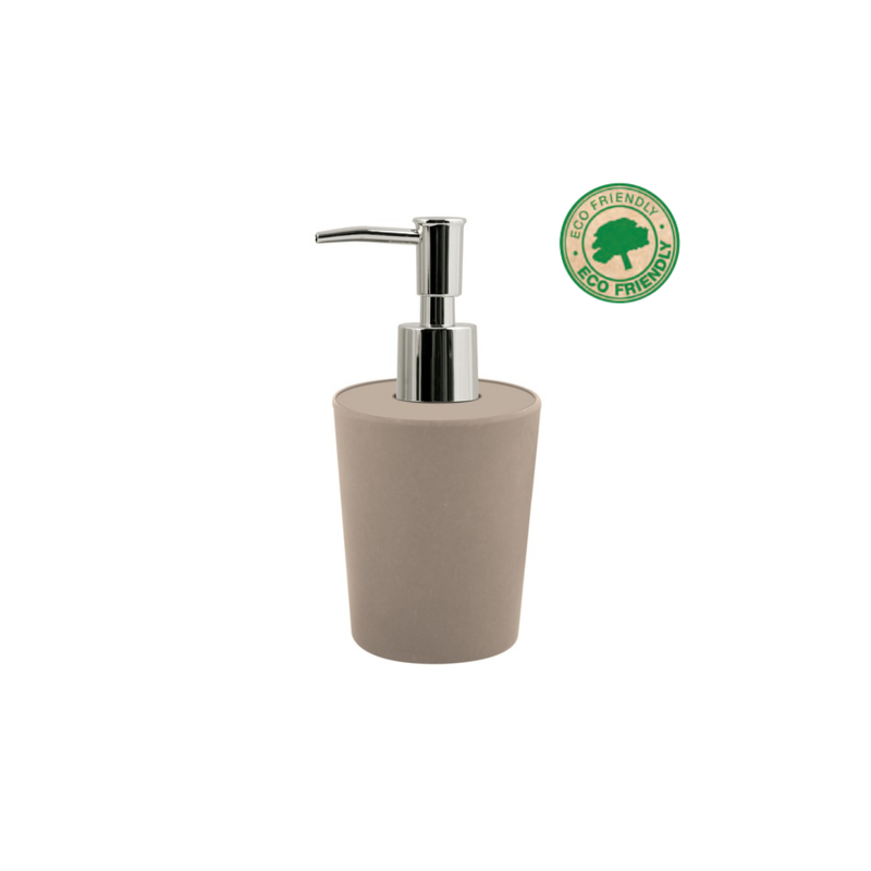 Spirella Distributeur De Savon Fibres De Bambou TAKEO Taupe Spirella