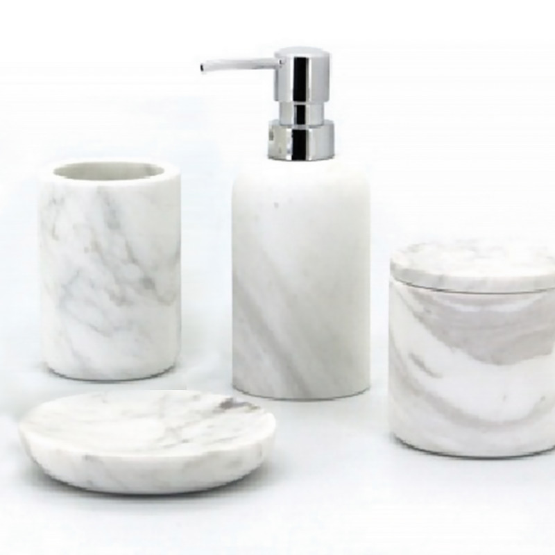 Spirella Distributeur De Savon Marbre SANA Blanc Spirella