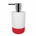 Spirella Distributeur De Savon MOJI Rouge Et Blanc Spirella