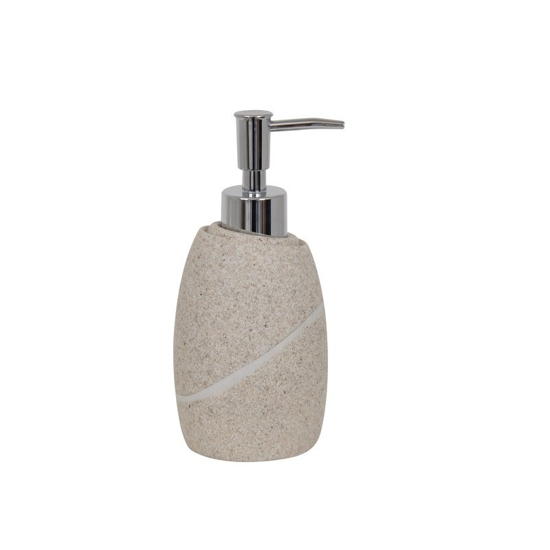 spirella Distributeur de savon Polyrésine MALUA Beige MSV
