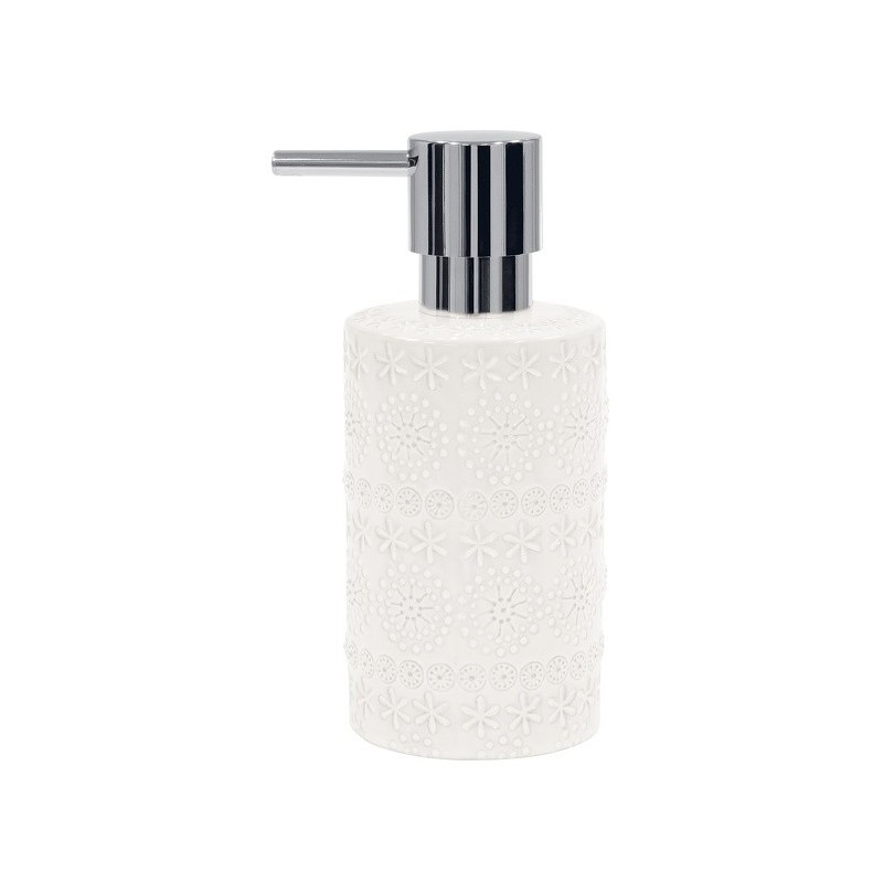 spirella Distributeur de savon Porcelaine RELIEF Blanc Spirella