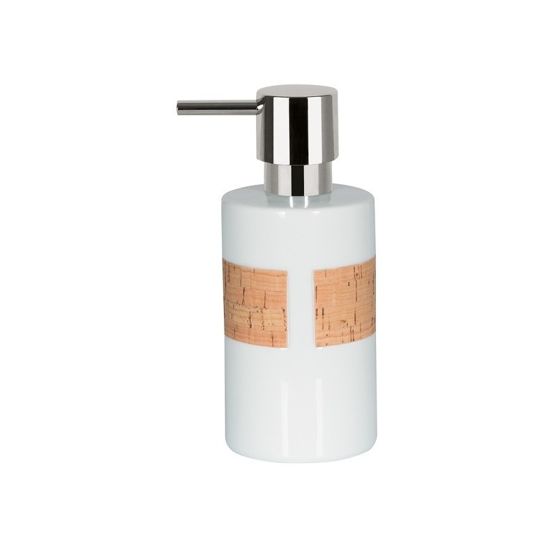 spirella Distributeur de savon Porcelaine TUBE NATURE Blanc & Beige Spirella