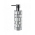 Spirella Distributeur De Savon Porcelaine VISBY Noir & Blanc Spirella