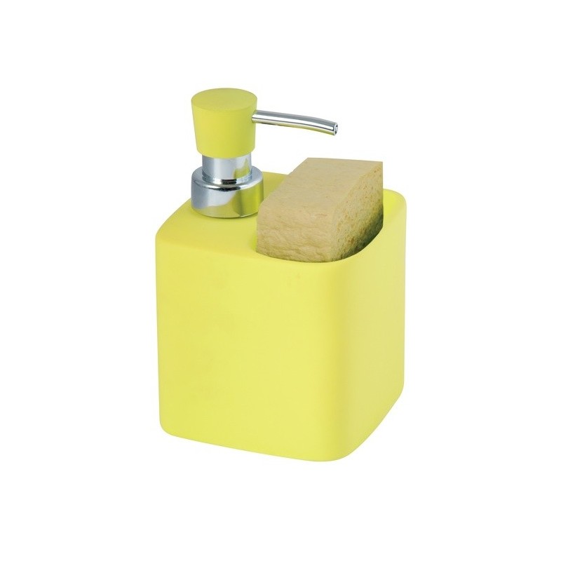 Spirella Distributeur De Savon & Porte éponge Céramique MALAGA Vert MSV