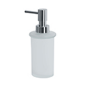 Spirella Distributeur De Savon Verre & Acier Chromé MILO Blanc Spirella