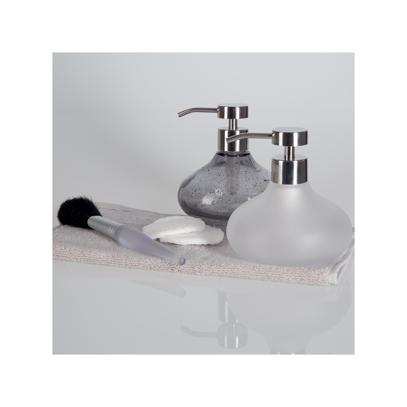 Spirella Distributeur De Savon Verre MALA Misty Blanc Spirella