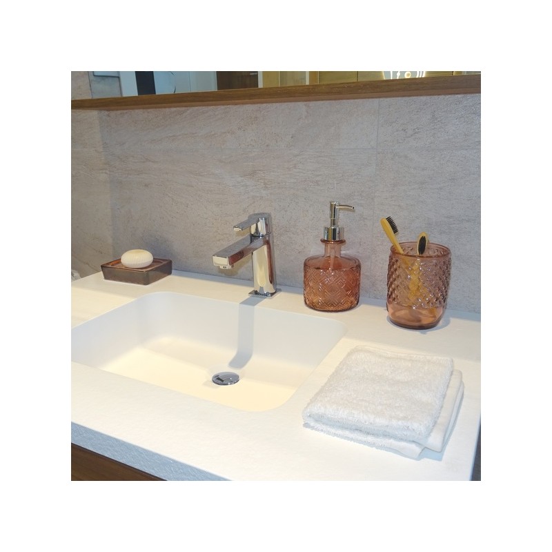 Spirella Distributeur De Savon Verre Recyclé CARMINA Terracotta Spirella