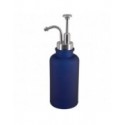 Spirella Distributeur De Savon Verre YOKO Bleu Foncé Spirella