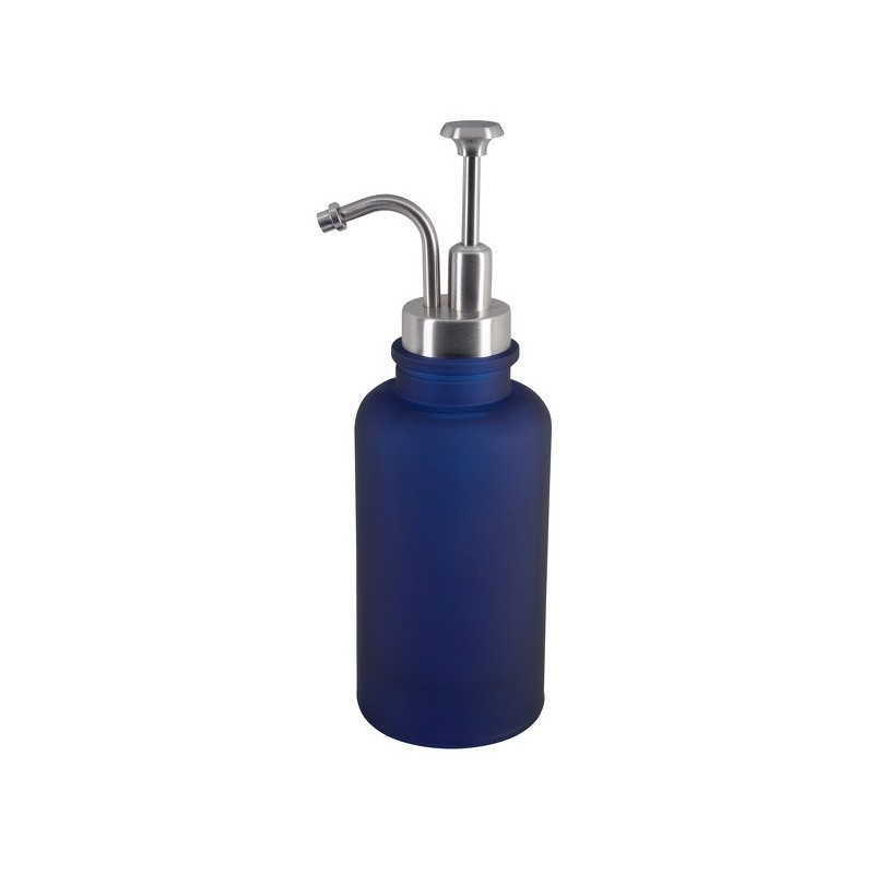 spirella Distributeur de savon Verre YOKO Bleu Foncé Spirella