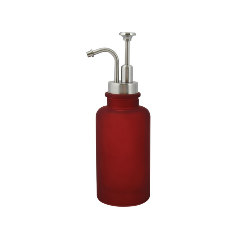 Spirella Distributeur De Savon Verre YOKO Bordeaux Spirella