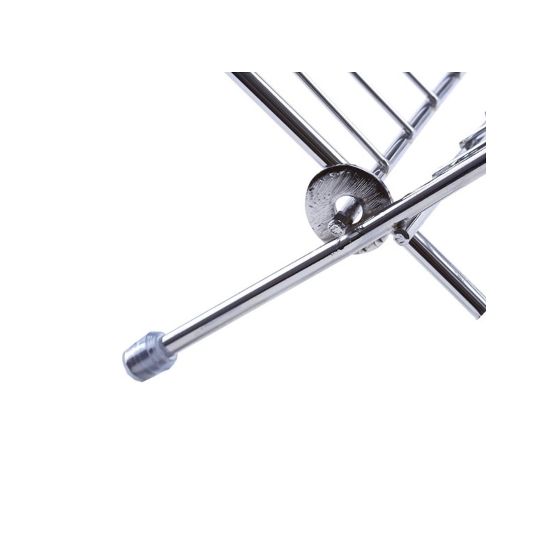 Spirella Egouttoir à  Vaisselle Pliant Avec Plateau En Acier Chromé Blanc MSV
