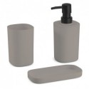 Spirella Ensemble 3 Accessoires De Salle De Bain LONA Taupe MSV