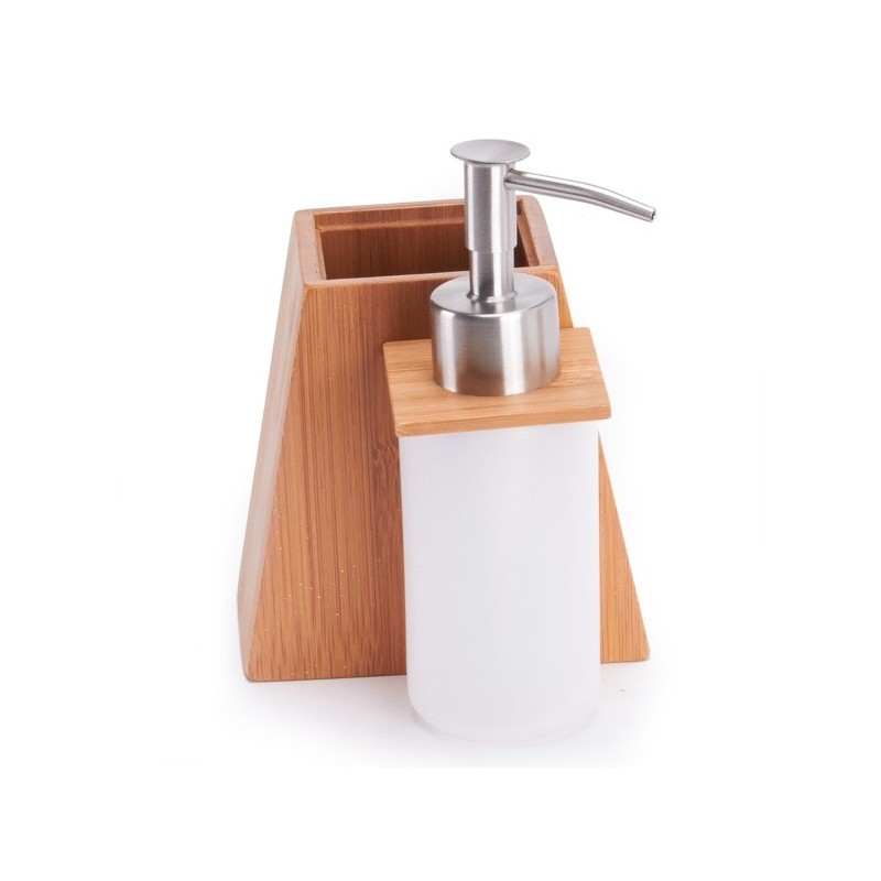 Spirella Ensemble De 3 Accessoires De Salle De Bain Inox & Bambou MSV