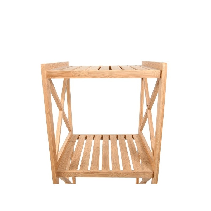 Spirella Etagère 3 Niveaux En Bambou 36 5x33x85cm MSV